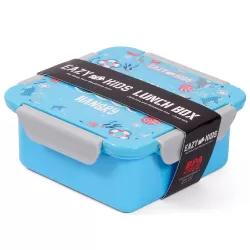 Eazy Kids Lunch Box Set, Shark - Blue