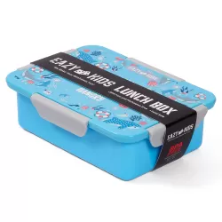 Eazy Kids Lunch Box Set, Shark - Blue