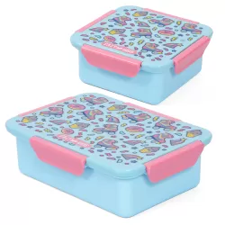 Eazy Kids Lunch Box Set, Gen Z Skater - Blue