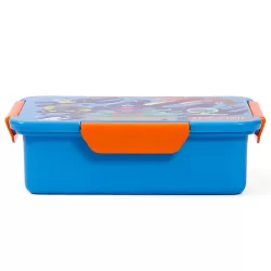 Eazy Kids Lunch Box Set, Space - Blue