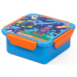 Eazy Kids Lunch Box Set, Space - Blue