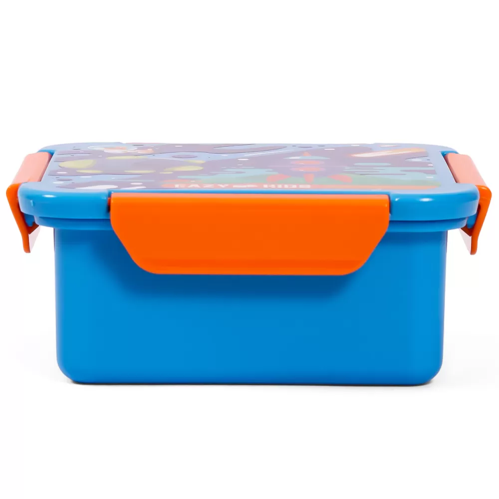 Eazy Kids Lunch Box Set, Space - Blue