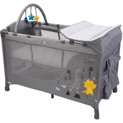 Little Story Playard with Stroller & Diaper Bag Set