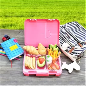 Nohoo Unicorn 3D Bag + Bento Lunch Box-Pink