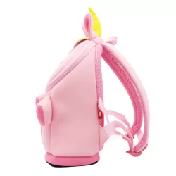 Nohoo Unicorn 3D Bag + Bento Lunch Box-Pink