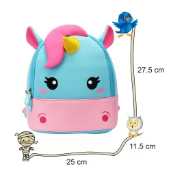 Nohoo Unicorn Bag + Bento Lunch Box-Pink