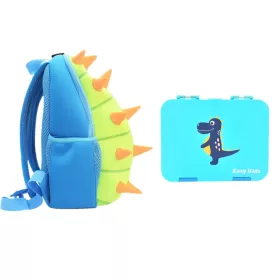 Nohoo Spiky Dinosaur School Set - Green