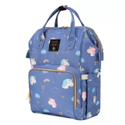 Sunveno Diaper Travel Kit - Unicorn Blue