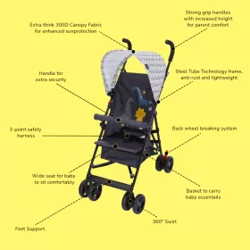 Teknum - Stroller & Diaper Bag - Yellow wave