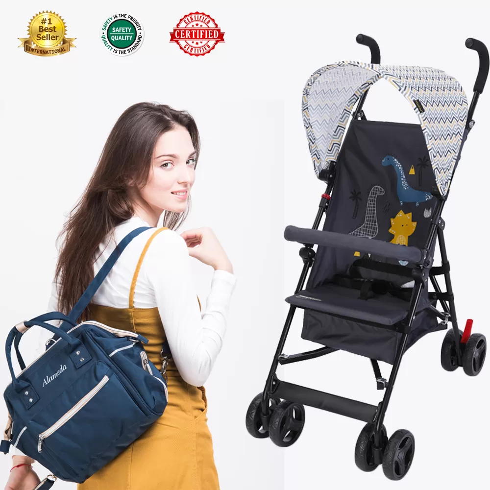 Teknum - Eco Stroller &amp; Bag Combo - Yellow wave