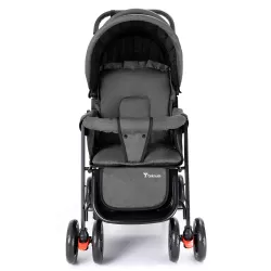 Teknum Double Stroller + Elite Diaper Bag Combo - Dark Grey