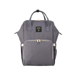 Teknum 3 in 1 stroller-Story-Grey + SUNVENO Diaper Bag - Grey & Hooks