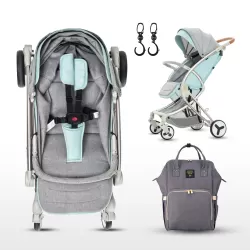 Teknum - A1 Story Green With Sunveno-Grey Diaper Bag