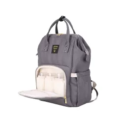 Teknum Feather Lite A1 Story-Grey + Sunveno Diaper Bag - Grey & Hooks