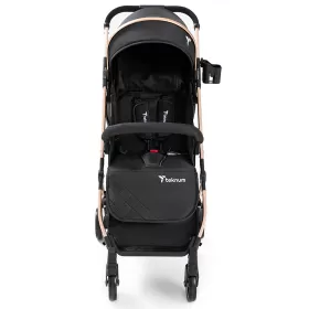 Teknum Explorer Travel Stroller with Diaper Bag & Stroller Hooks - Black