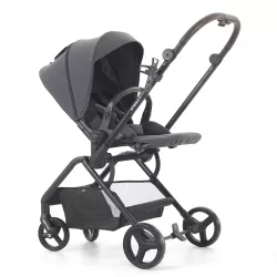 Teknum STROLL-1 Travel System w/Reversible Stroller and Compacto Baby Car Seat-Grey