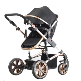 Teknum 3 in 1 Pram Stroller Story-Black + Infant Car Seat