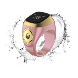 iQIBLA - Smart Tasbih Zikr1 Lite Ring - Pink - 20mm