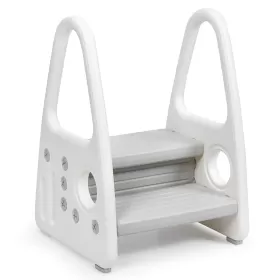 Eazy Kids 2 Step Stool - Grey