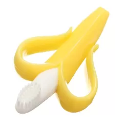 Eazy Kids - Baby Banana - Toothbrush and Teether - Yellow