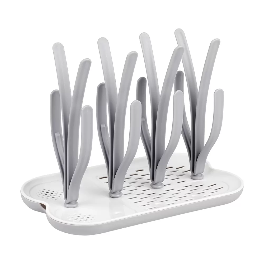 Eazy Kids Baby Bottle Drying Rack 16 peg - Grey