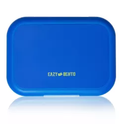 Eazy Kids 4 Compartment Bento Lunch Box - Mat Blue