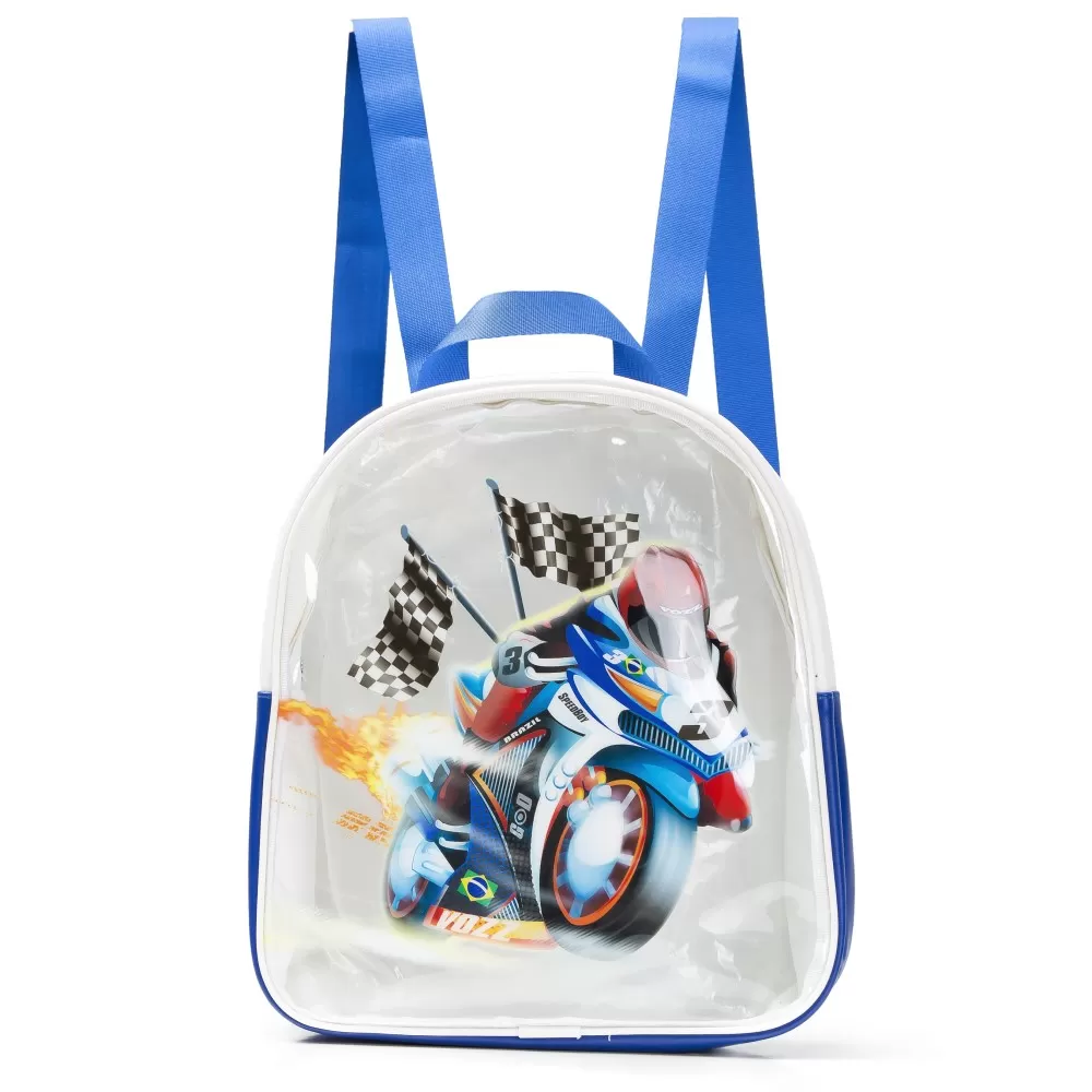 Eazy Kids Backpack Bike - Blue