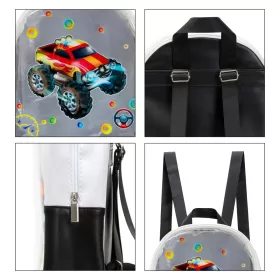 Eazy Kids Backpack Car - Black