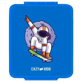 Eazy Kids Bento Boxes with Insulated Lunch Bag Combo - Baby Astronaut Blue