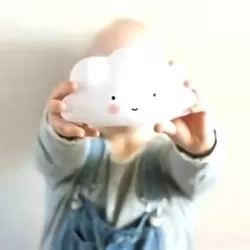 Eazy Kids - Cloud Lamp Light - White