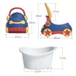 Eazy Kids Car Potty - Blue