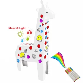 Eazy Kids DIY Doodle Coloring Giraffe with Music and Light