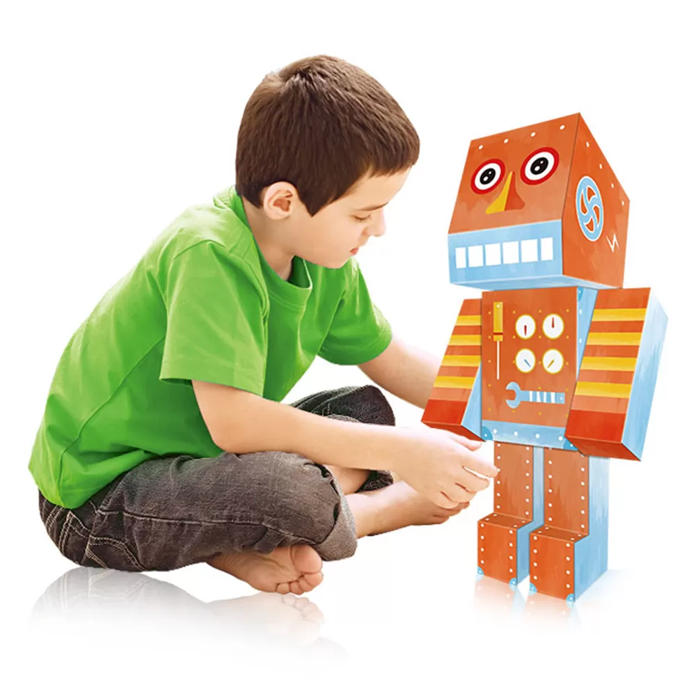 Eazy Kids - DIY Doodle Coloring Art - Robot