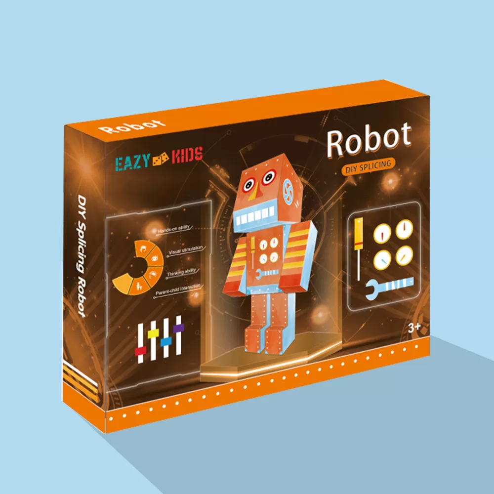 Eazy Kids - DIY Doodle Coloring Art - Robot