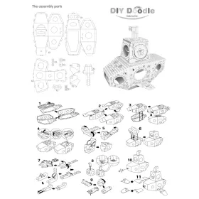 Eazy Kids DIY Doodle Coloring Submarine with Music and Light