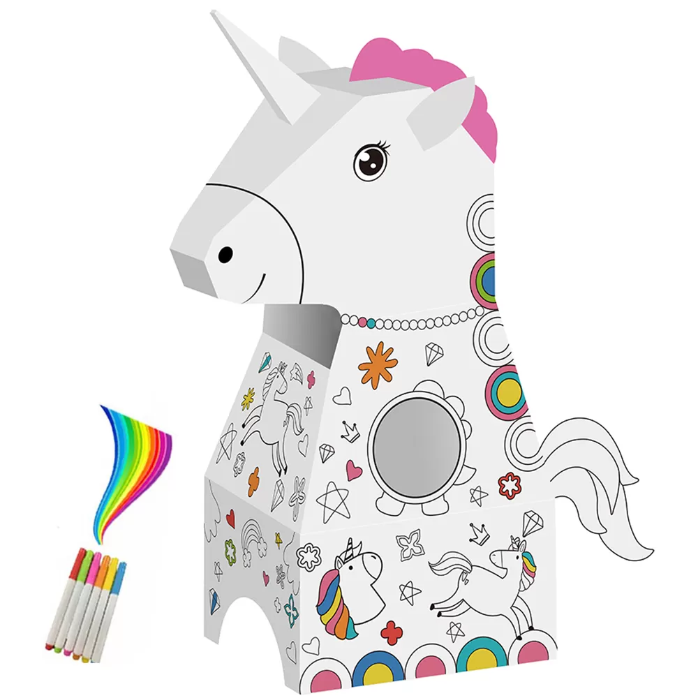 Eazy Kids - Doodle Art &amp; Craft Coloring Wearable Unicorn