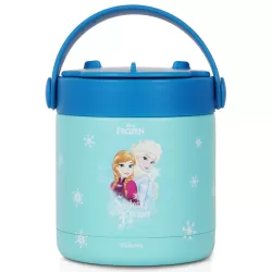 Disney Frozen Princess Elsa Stainless Steel Insulated Food Jar-Blue(350ml)