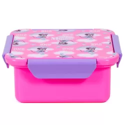 Disney Minnie Mouse Snack/Lunch Box-Pink (650ml)