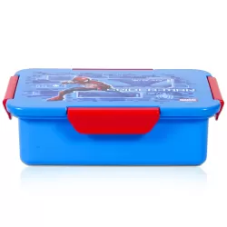 Marvel Spider-Man 1/2/3/4 Compartment Convertible Bento Lunch Box-Blue