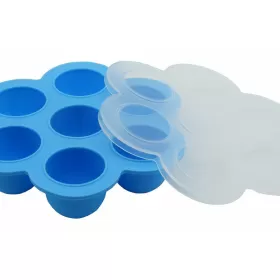 Eazy Kids 7 cavity food freezer tray Blue