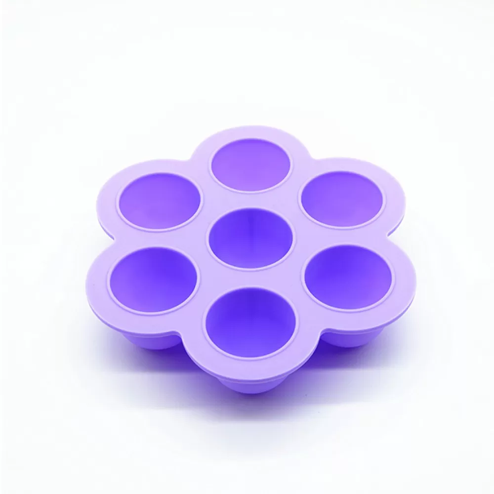 Eazy Kids 7 cavity food freezer tray Purple