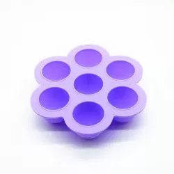 Eazy Kids 7 cavity food freezer tray Purple