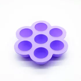 Eazy Kids 7 cavity food freezer tray Purple