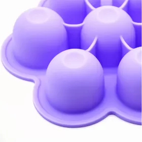 Eazy Kids 7 cavity food freezer tray Purple