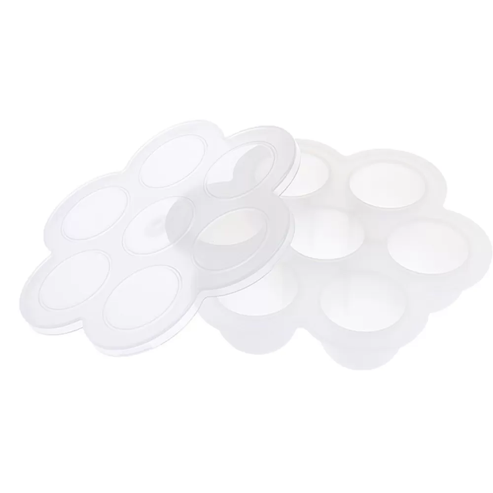 Eazy Kids 7 cavity food freezer tray White