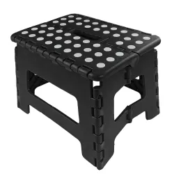 Eazy Kids Foldable Step Stool - Black