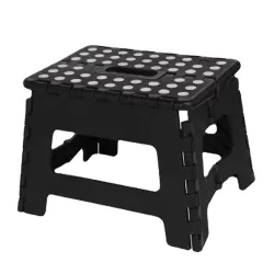 Eazy Kids Foldable Step Stool - Black