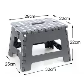 Eazy Kids Foldable Step Stool - Grey