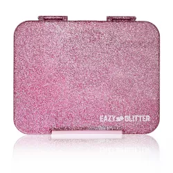 Eazy Kids 6 & 4 Convertible Bento Lunch Box - Glitter Pink