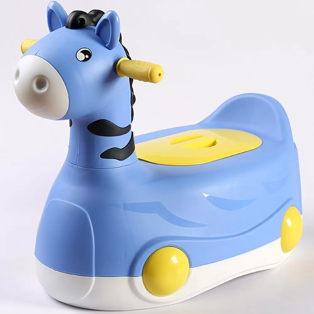 Eazy Kids Horse Potty Car - Blue